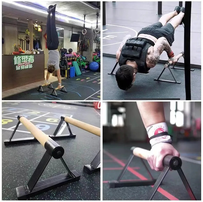 Premium Wooden Parallettes