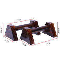 Thumbnail for 25CM Carbonized Wood Parallettes