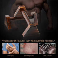 Thumbnail for 25CM Carbonized Wood Parallettes
